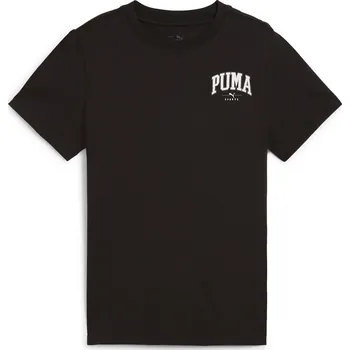 Dětské funkční tričko s krátkým rukávem Puma SQUAD SMALL GRAPHIC TEE K černé 682773-01 - 140 cm | UK 4 | US 6,5