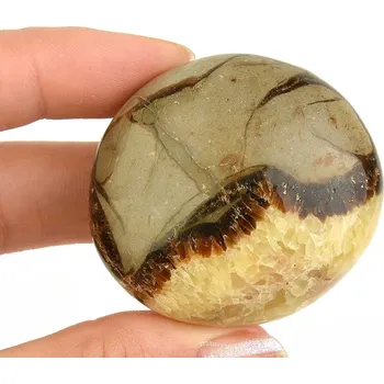 Přírodní kámen Septarie hladký kámen Madagaskar (80g)