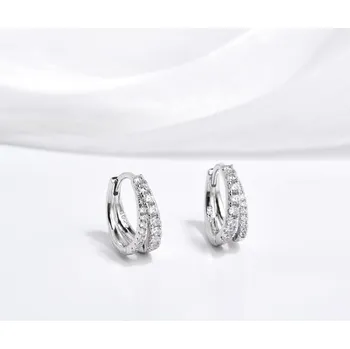 Náušnice Jan Kos jewellery Stříbrné náušnice se zirkonyMHT-2964/SW00