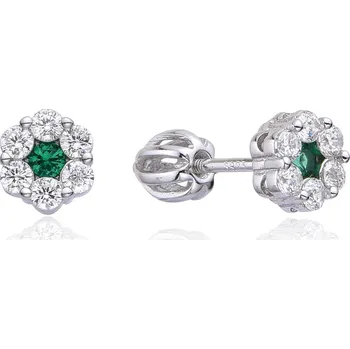 Módní doplněk Jan Kos jewellery Stříbrné náušnice MHT-3467/SZ00