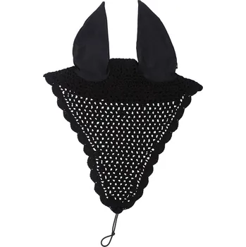 Koňská maska proti hmyzu QHP Čabraka Lungo QHP, černá PONY