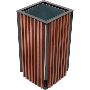 Venkovní odpadkový koš Venkovní odpadkový koš dřevěný 65 l