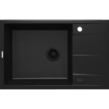 Granitový dřez Deante Eridan granitový dřez 78x50 cm černá ZQE_N11B