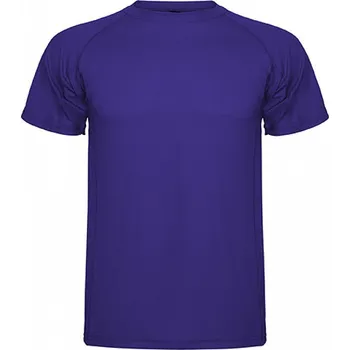 Roly Sport Dětské sportovní tričko Montecarlo s raglánovým rukávem Barva: Fialová, Velikost: 4 roky RY0425K