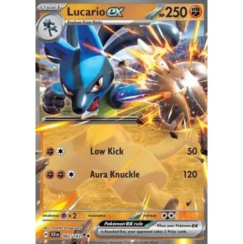 Karetní hra Pokémon SCR 082/142 Lucario ex - Stellar Crown