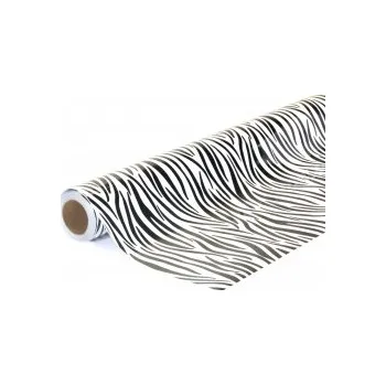 Polep vozidla Imitace kůže zebra auto wrap fólie 152x1000cm - interiér/exteriér