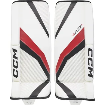 Brankářské betony Betony CCM YTFLEX3 Youth WHT/BLK/RED Velikost: 20"