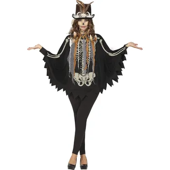 Karnevalový kostým Guirca Pončo kostra dámský kostým Velikost: 42 – 44 (L)