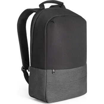 Městský batoh GENOA BPACK. Batoh proti krádeži z 600D recyklovaného polyesteru s vysokou hustotou - Šedá
