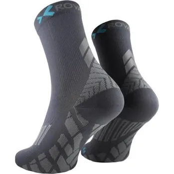 Pánské ponožky ROYAL BAY sportovní ponožky Super High-cut šedé 7770 - velikost 36-38