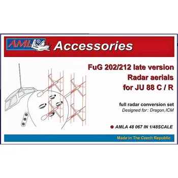 Plastikový model AML 1/48 Junkers Ju 88 C-6/R w/ FuG 202/212 late