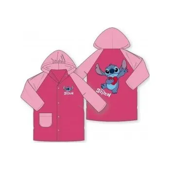 Pláštěnka DIFUZED - Dívčí pláštěnka Lilo a Stitch - tm. růžová 98