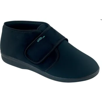 Pánské pantofle Zdravotní obuv Adanex Per pedes 25586 černé důchodky papuče nejen pro diabetiky, halux velikost: 46