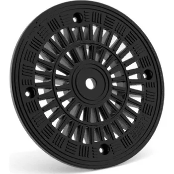 poklop MIDAS Poklop plast kulatý s kul. mřížkou uzam. na 4 šrouby A15, DN 315 (pouze na hladkou rouru)