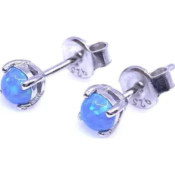 Řetízek Jan Kos jewellery Stříbrné náušnice s opálem 12122459