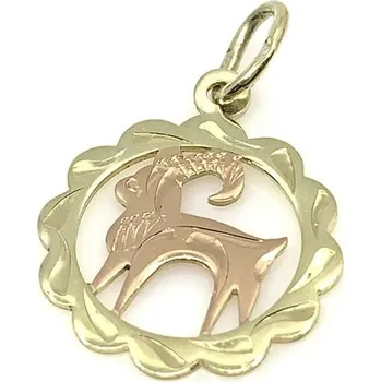 Přívěsek Diante Zlatý přívěsek s motivem kozoroha 31506101