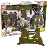 RKToys Vojenská sestava helma, neprůstřelná vesta, puška
