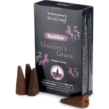 Vonný olej Vonné kužely tekoucí dým Stamford - Půvab jednorožců 12ks (Tekoucí dým, kouřový vodopád.. )