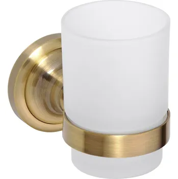 Držák na kartáček Držák kartáčků Bemeta Retro bronz sklo