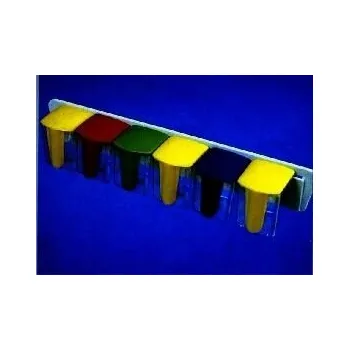 Dóza na potraviny kořenka šestidílná bílá, mramor