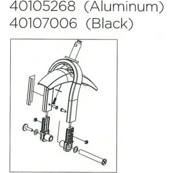 Kočárek Thule THU UG Přední vidlice ALUMINIUM 2014+