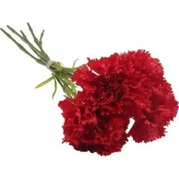 umělá květina Kytice karafiátů, 54 cm, červená