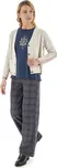 KALHOTY LA MARTINA WOMAN TROUSERS FANCY TELA NAVY/PICANTE/OFFWHIT