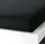 Napínací prostěradlo na dvoulůžko - 180x200 cm - ČERNÉ