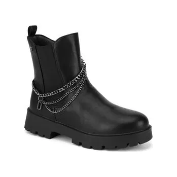 Dámské kozačky Polokozačky DeeZee CM231117-1 Černá 32