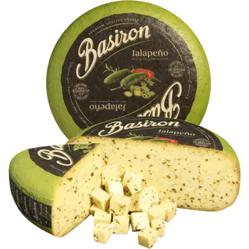 Basiron Gouda s papričkami Jalapeňo Hmotnost: celý koláč