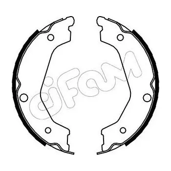 Lanko parkovací brzdy Sada brzdových čelistí, parkovací brzda CIFAM 153-227
