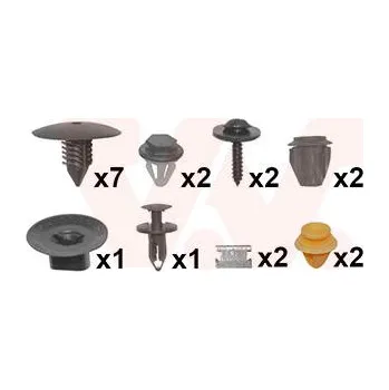 Blatník karosérie Montazni sada, blatnik VAN WEZEL 4373796