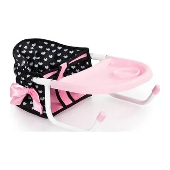 Panenka Siedzisko stołowe dla lalek różowo-czarne