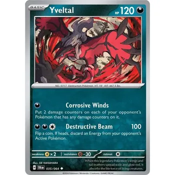 Sběratelská karetní hra Yveltal 035/064 - Shrouded Fable Typ karty: Non-Holo