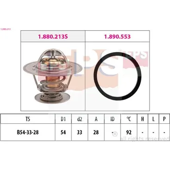 Chladič motoru Termostat, chladivo EPS 1.880.213