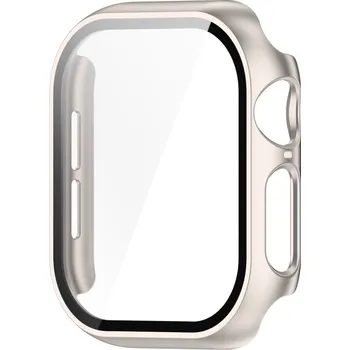 VSECHNONAMOBIL 87143 PC FULL COVER Plastový kryt se sklem pro Apple Watch 10 / 11 46mm STARLIGHT