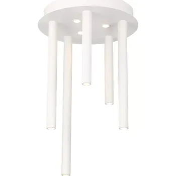 Moderní stropené svítidlo Ilios 5 stmívatelné bílá