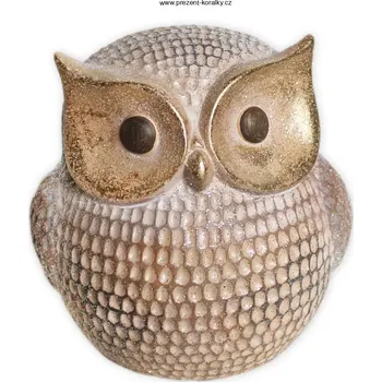 Zlatá sova (Soška třpytivá sova)