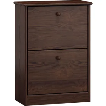 Botník Slevadoma Výklopný botník masiv borovice JANA II Barva: Moření ořech