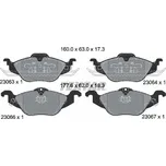 Sada brzdových destiček, kotoučová brzda TEXTAR 2306302