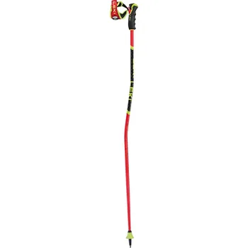 Zimní sport Hole Sjezdové LEKI WCR GS Carbon 3D, bright red-black-neonyellow - 135 cm