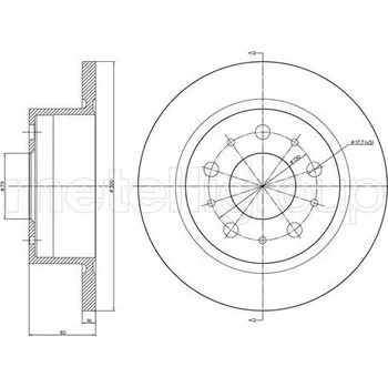 Brzdový kotouč Brzdový kotouč CIFAM 800-911C