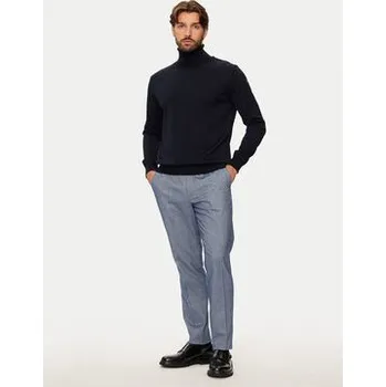 Dámské kalhoty Liu Jo Kalhoty z materiálu QF4232 T2642 Modrá Slim Fit 50