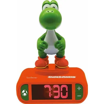 Budík Lexibook Budík s 3D figurkou Super Mario Yoshi