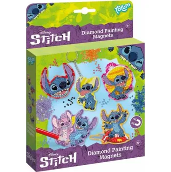 Diamantové malování Totum Diamond Painting Magnets Disney Stitch