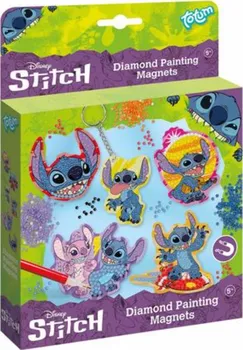 Diamantové malování Totum Diamond Painting Magnets Disney Stitch