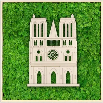 68travel mechový monument 40x40cm Sagrada Família
