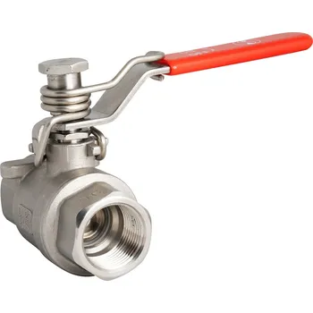 Vodovodní kohout SFERACO - Francie | Kulový kohout nerezový (ventil) automaticky uzavírají (s funkcí "MRTVÝ MUŽ"), FF, páka, voda - 1/4" N7062