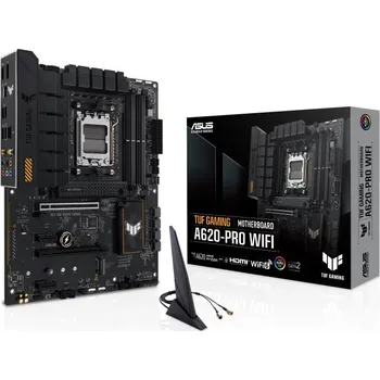 Základní deska ASUS MB Sc AM5 TUF GAMING A620-PRO WIFI, AMD A620, 4xDDR5, 1xHDMI, 1xDP, ATX