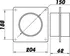 Ventilační potrubí Dalap 124 montážní rámeček 150 mm